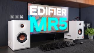 картинка: Реальный Дефицит  🔥 Студийные мониторы Edifier MR5 BT для Стационара Лучшие Компьютерные Колонки