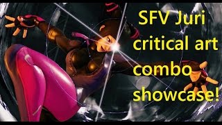 SFV Juri Basic CA combo showcase