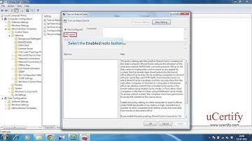 Configuring BranchCache