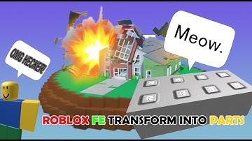 Roblox FE Script | Player To Part Transformer | All Executor Support | Working!!