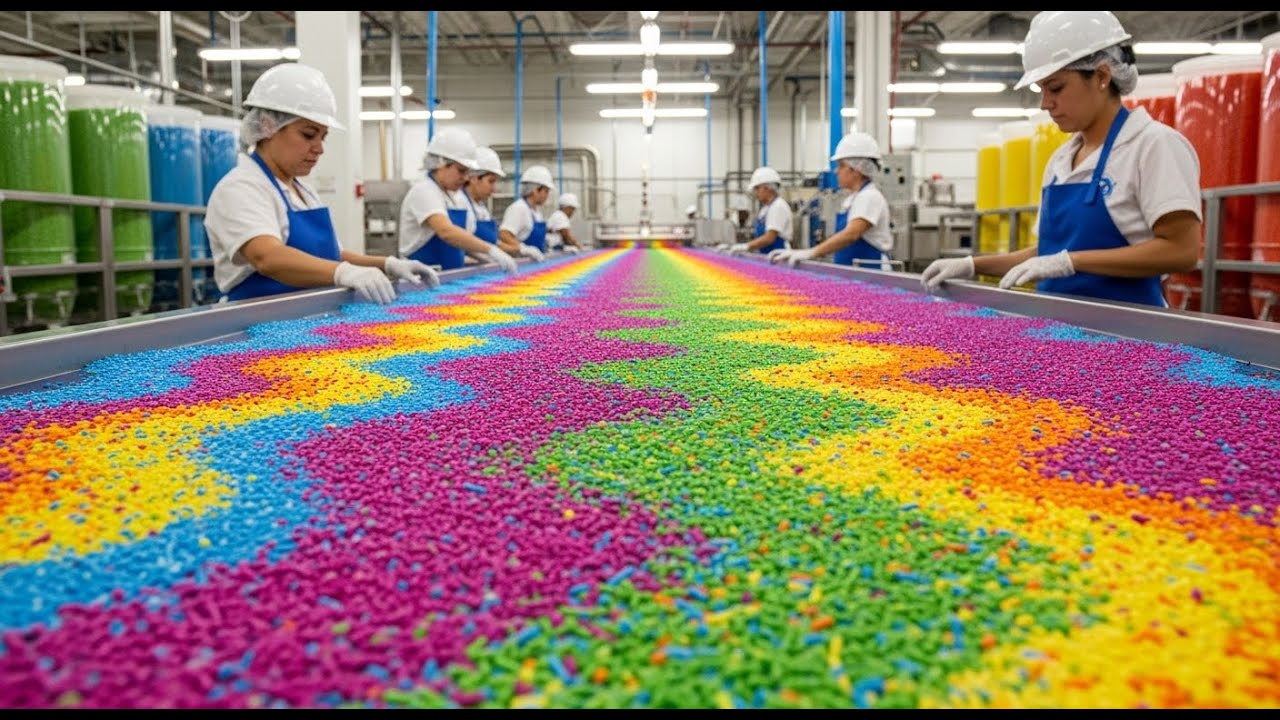 How Colorful Cake Sprinkles Are Mass Produced in Factories | Sprinkle ...