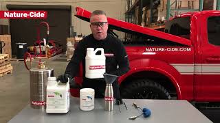 Matthew Mills demonstrates the Airofog Aerosol Delivery System