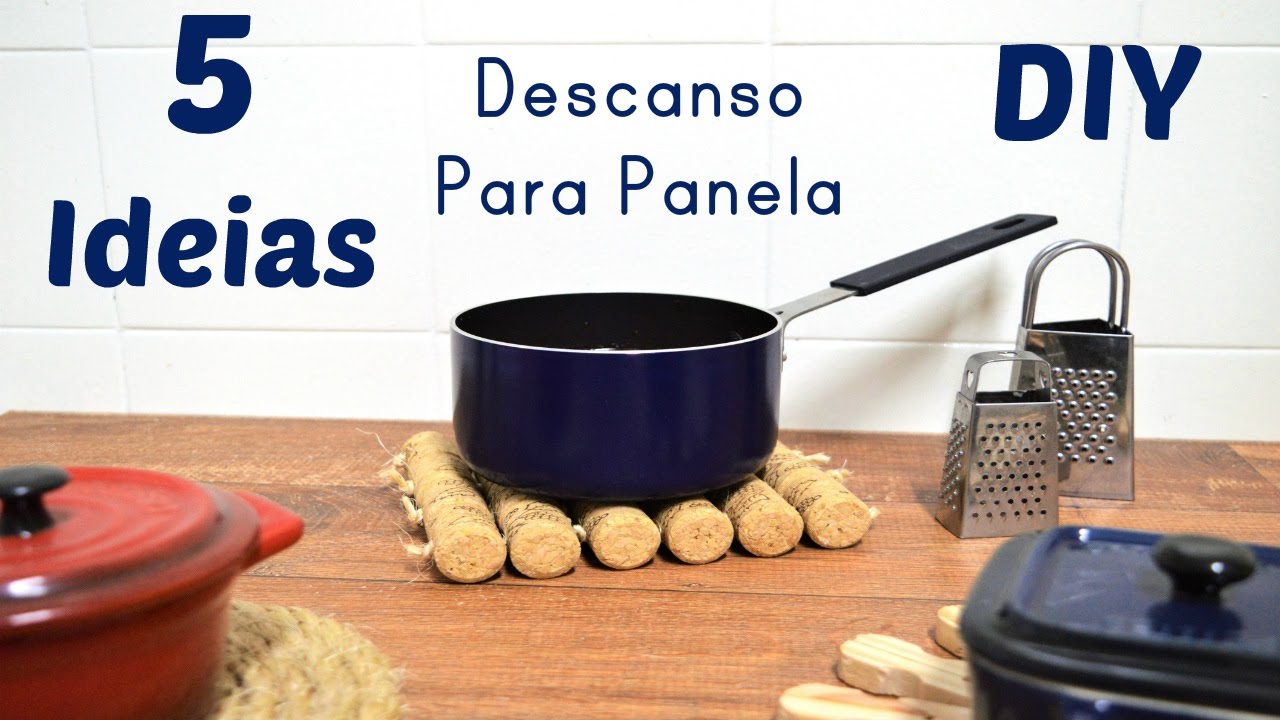5 Ideias DIY - Descanso Para Panela