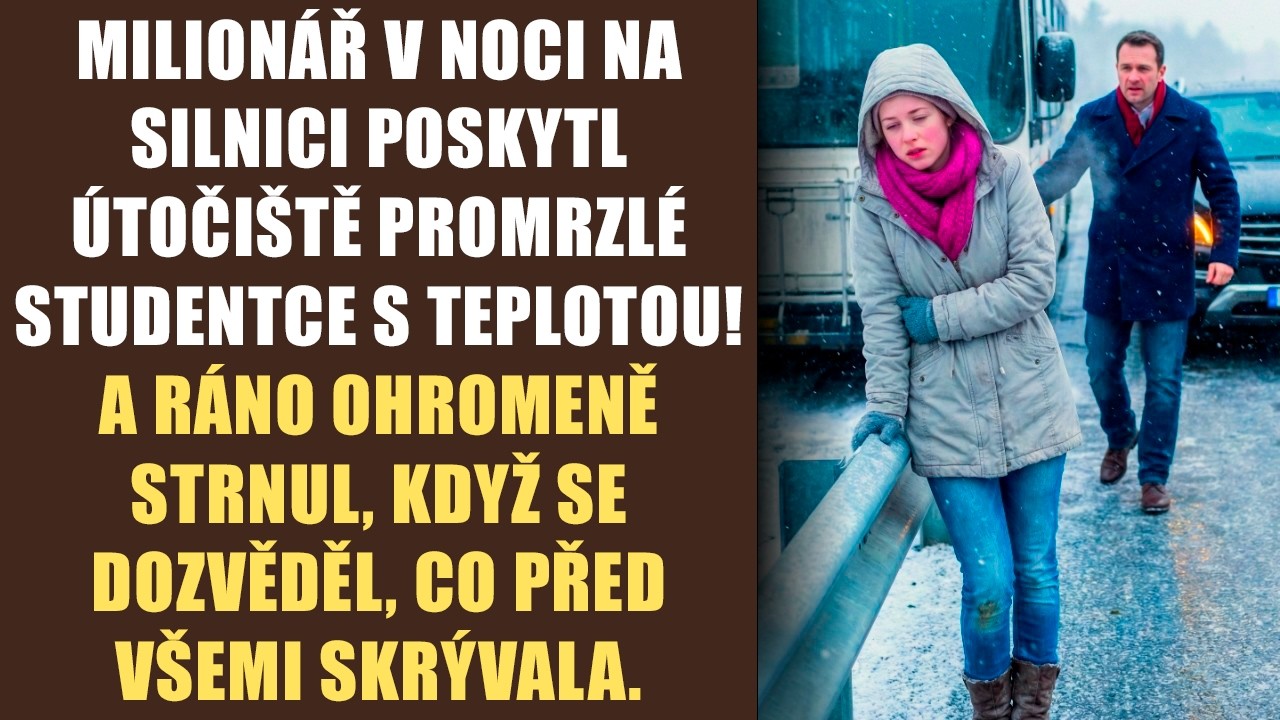 V mrazivé noci jsem zastavil u porouchaného autobusu a vzal k sobě promrzlou studentku s horečkou. Ráno jsem v ní poznal dívku, která před rokem zachránila život mé neteři. Začal jsem jí pomáhat,...