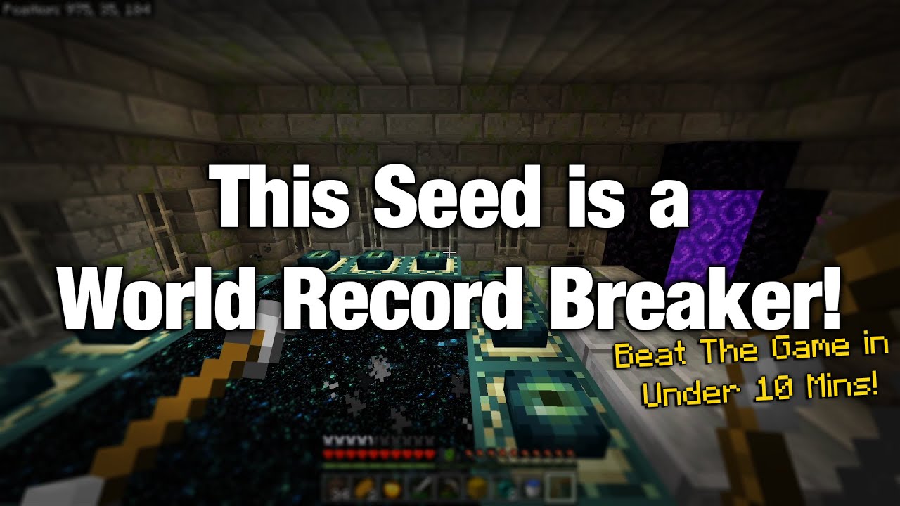 Can You Beat Minecraft in Under 10 Minutes with This AMAZING Seed? YouTube