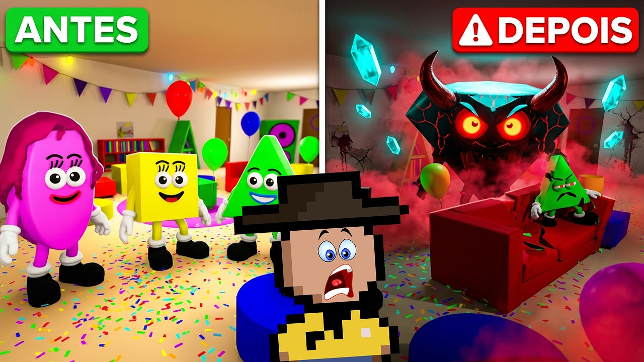 ERA PRA SER APENAS UM JOGO SOBRE FORMAS, MAS SE TORNOU ASSUSTADOR (Save the Shapes Chapter 2)