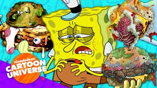 20 Krabby Patty Disasters in SpongeBob! 🍔 | Nickelodeon Cartoon Universe
