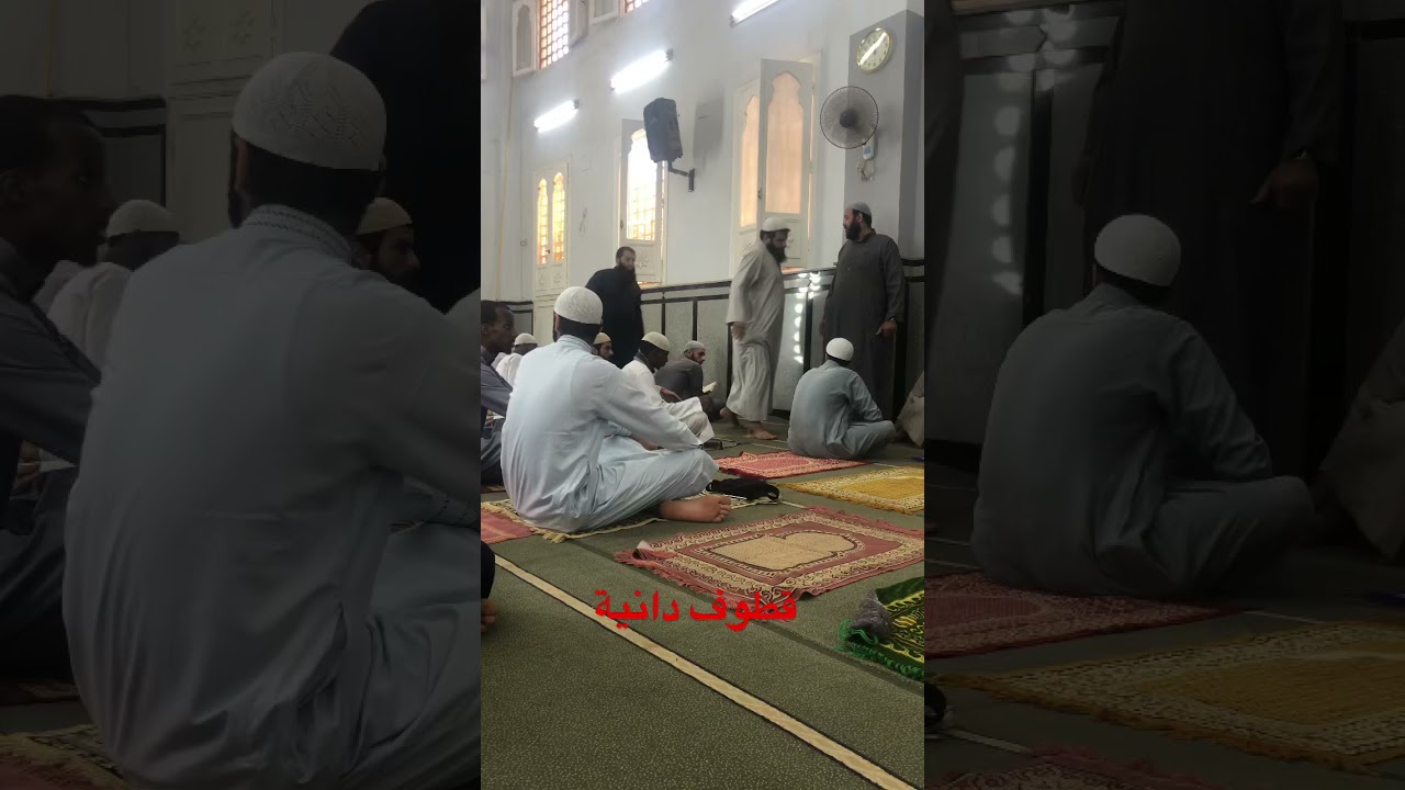 لحظة دخول الشيخ رسلان مسجده اليوم