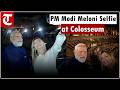 PM Modi and Meloni’s Viral Selfie at Rome’s Colosseum