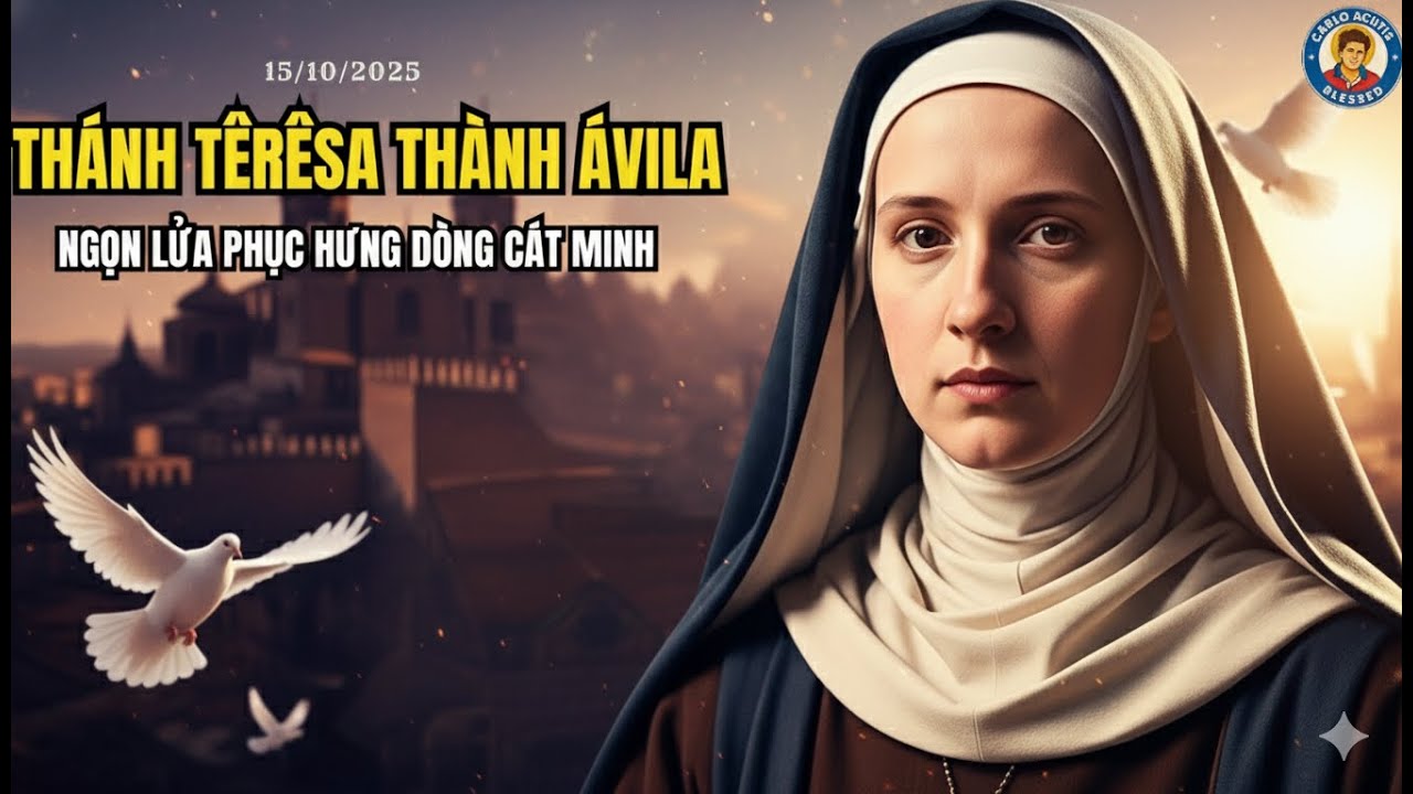🌹 THÁNH TÊRÊSA THÀNH ÁVILA–NGỌN LỬA PHỤC HƯNG DÒNG CÁT MINH