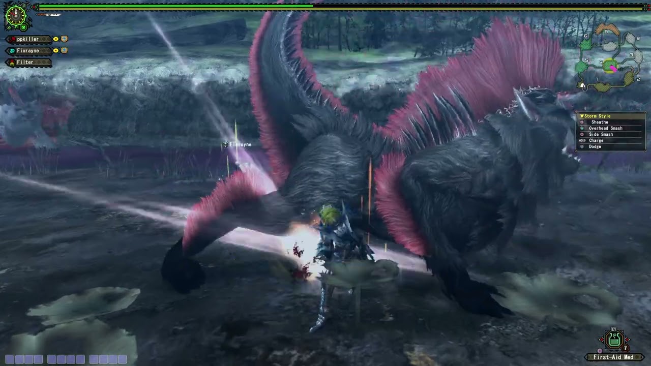 Monster Hunter Frontier - Hardcore Kamu and Nono Orugaron in HR5