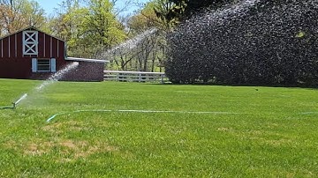 Apt plastic pulsating sprinkler test and configuration