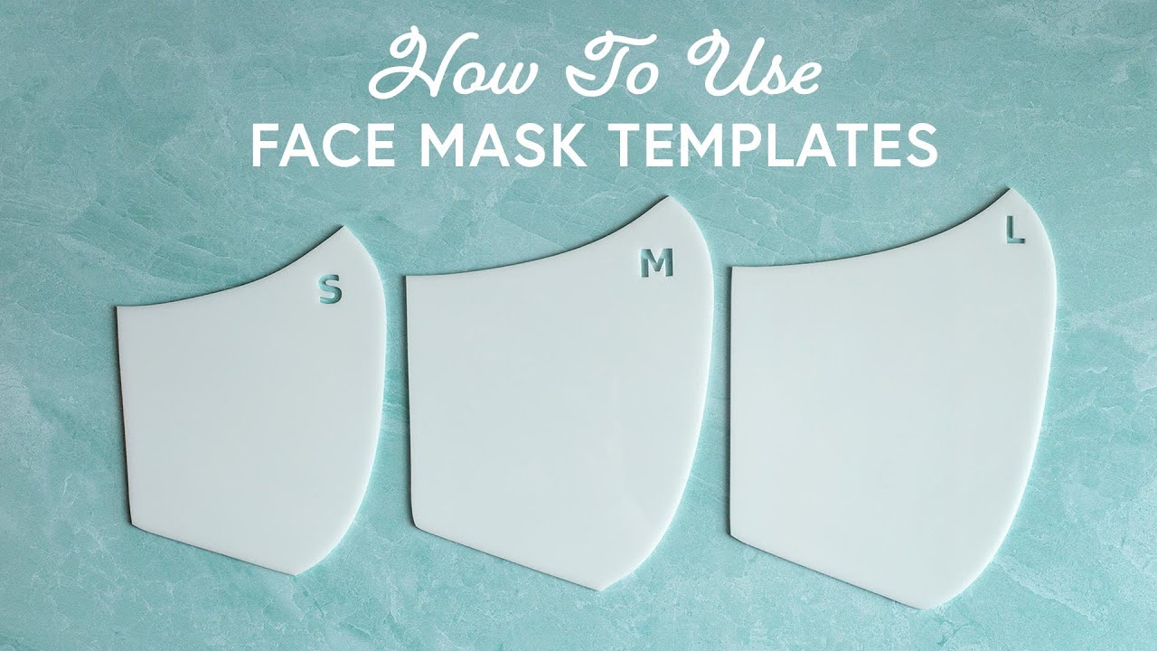 face mask template video How To Use Face Mask Templates to Make Your Fabric Face Mask  a Shabby  Fabrics Sewing Tutorial