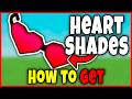 How to GET HEART SHADES FAST in BLOX FRUITS FULL GUIDE to OBTAIN HEART SHADES Roblox