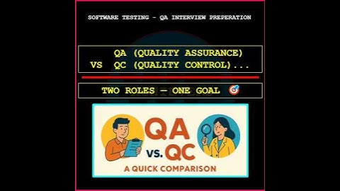 QA vs QC | Quality Assurance vs Quality Control | Software Testing Concept Explained | #shorts