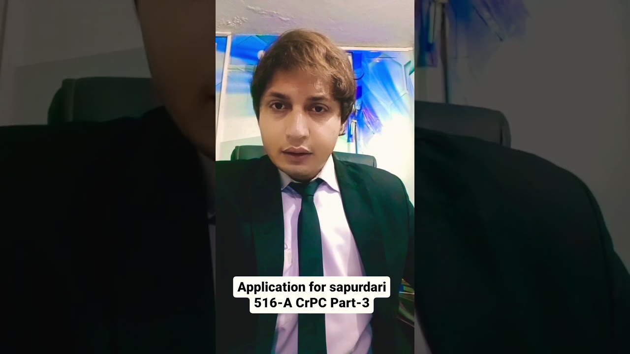 Application Under section 516-A