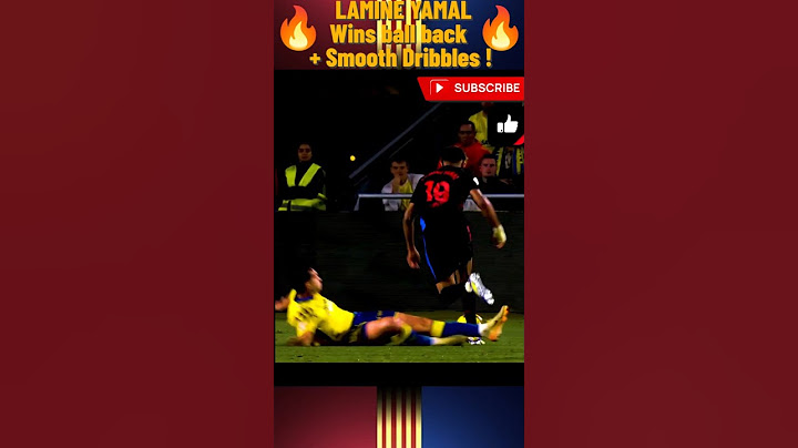 Lamine yamal Wins Ball back and Successive Dribbles ! #lamineyamal #barcelona  #laspalmas