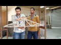 تحميل نموذج ترس truss model loading