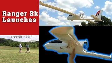 Volantex Ranger 2000 Launch Testing ✅ Landings ➕ Crashes 💥