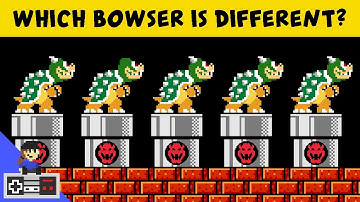 Which Bowser is different? Pipes Minigame