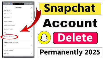 How to delete snapchat account permanently | Snapchat account kaise delete kare 
