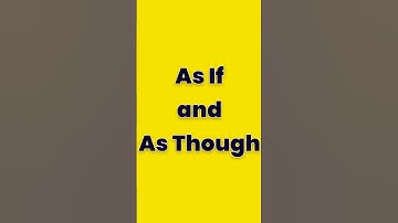 "As if / As though – Real vs Unreal Grammar Explained" #englishlearning #learnenglish #english #esl