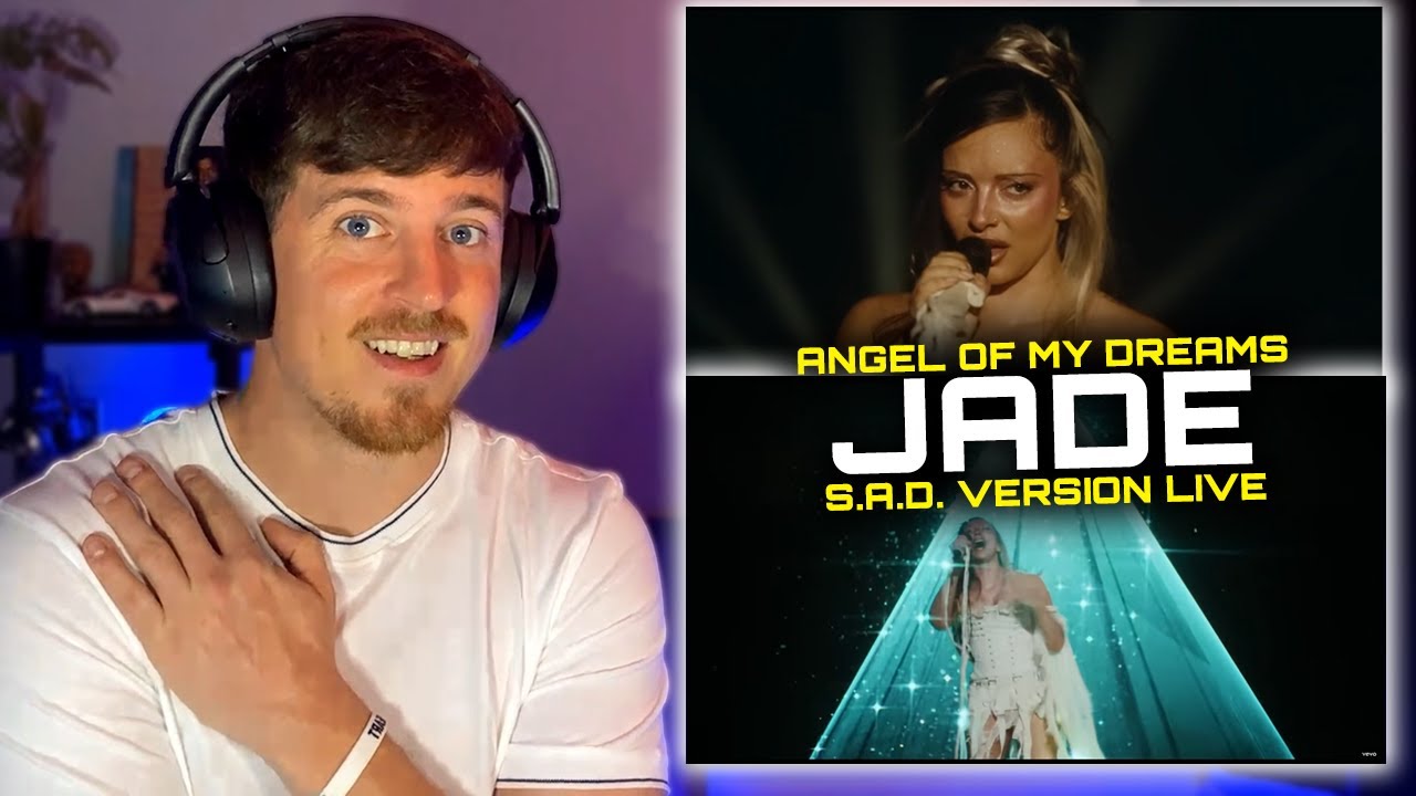 Reacting to JADE - Angel Of My Dreams (S.A.D. - Slow. Angelic. Dramatic.) LIVE VERSION