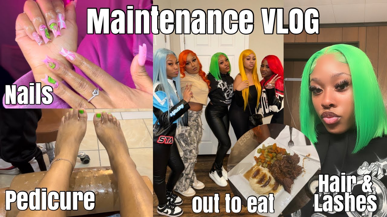 Maintenance VLOG Hair, Nails, Pedicure, Lashes, & MORE YouTube