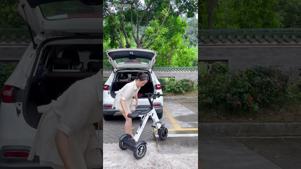 Will Jedi I'm so shocked, such a small and light folding electric car 