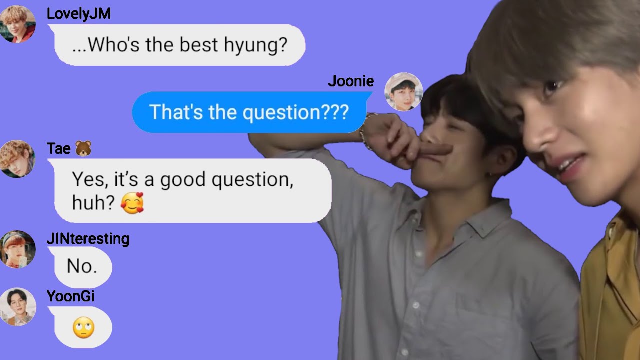 BTS Texts - Who's the best hyung?