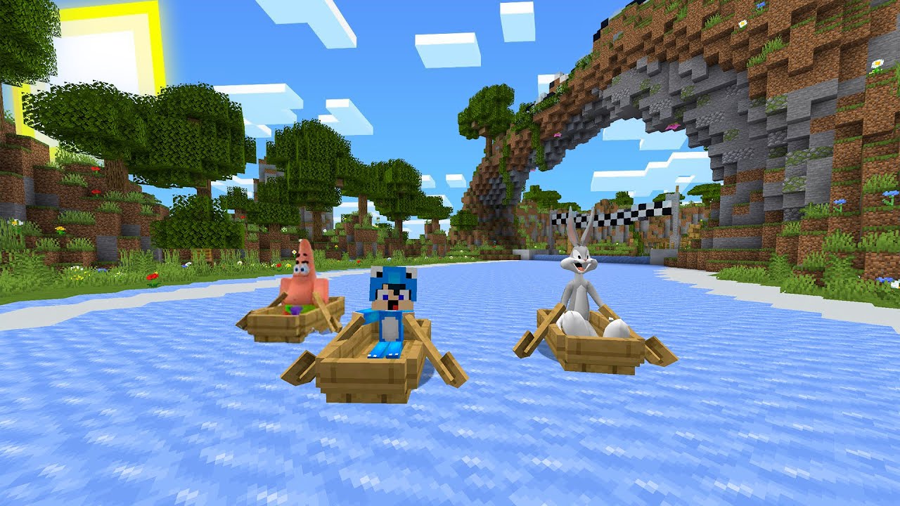 ديفور و باغز باني و بسيط سوينا سباق قوارب في الثلج 🚤 !