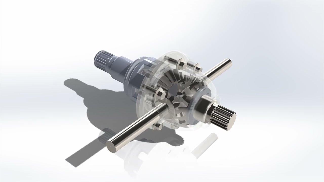 Differential Gearbox (SolidWorks) YouTube