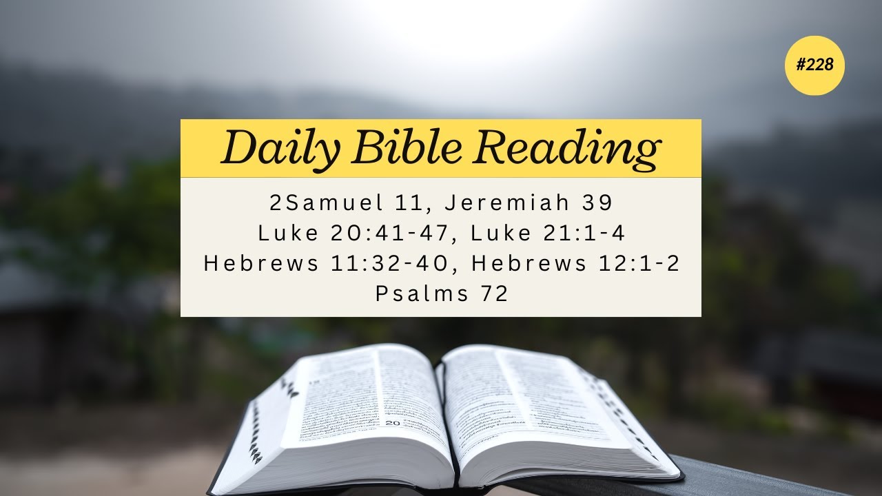 Youtube Scripture Reading Day 229: Daily Bible Reading - YouTube