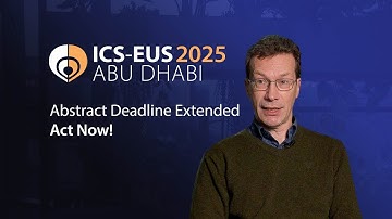ICS-EUS 2025: Submit High-Quality Abstracts by 9 April!