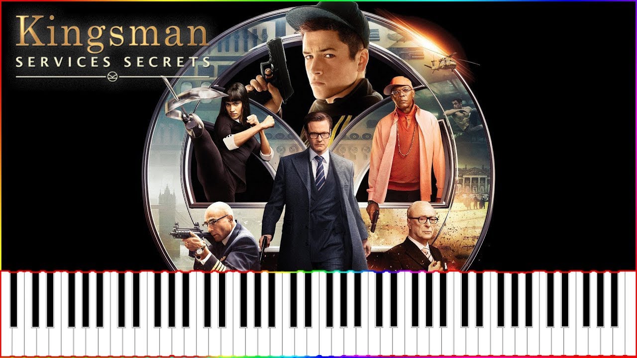 Manners Maketh Man Main Theme Kingsman The Secret Service Piano Tutorial Midi Youtube