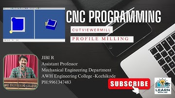 CNC Programming-Profile Milling-Simulation Cutviewer Mill