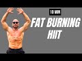 10 MIN FAT BURNING HIIT WORKOUT | Full Body Cardio, No Equipment, No Repeat