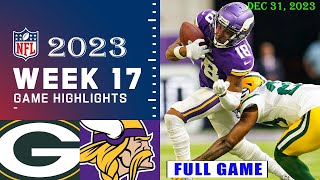 Green Bay Packers vs Minnesota Vikings FINAL Week 17 FULL GAME 12/31/23 | NFL Highlights Today