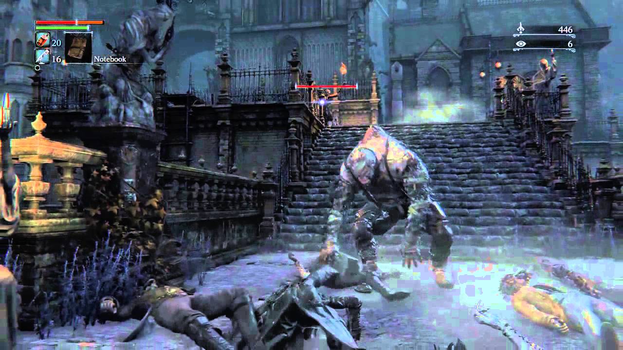 How to perform a visceral attack in Bloodborne. One hit kill.