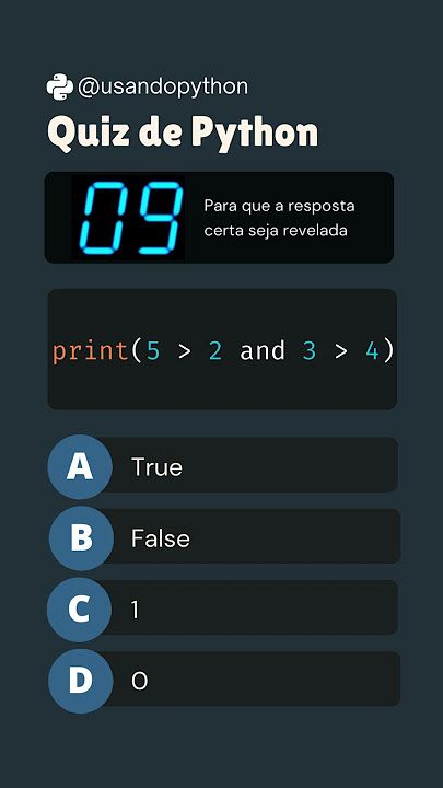 Como criar um Quiz em Python  Jogo de perguntas e respostas em