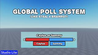 Global Poll System Studio Lite Tutorial