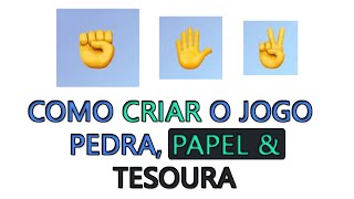 ✅Como Criar O JOGO de Pedra Papel Tesoura em MENOS de 20 minutos  no CELULAR [COMPLETO!!!] screenshot 5
