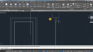 How To Draw Door Elevation And Sectional Elevation In Autocad