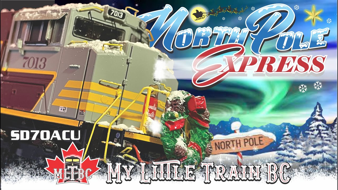 My Little Train BC "North Pole Express" SD70ACU