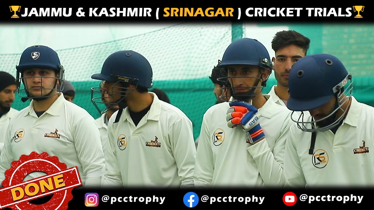 PCCT Season-2 - Jammu & Kashmir Cricket Trials Done at MS CRICKET ACADEMY, Srinagar...