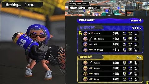 11 Kills 0 Death Mako CB [Splatoon 3]