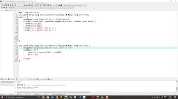 Project Euler Problem 4 C