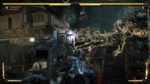 MK11 Avalanche Sub-Zero tech: 2nd freeze disables opponent breakaway