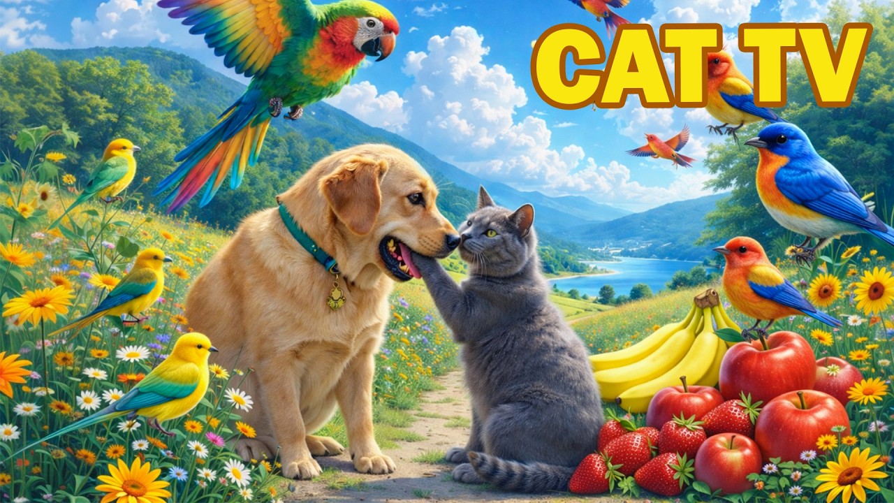 😺🐶🔥 Pets Are Completely MESMERIZED by These Birds | Ultimate Pet TV 4K HDR