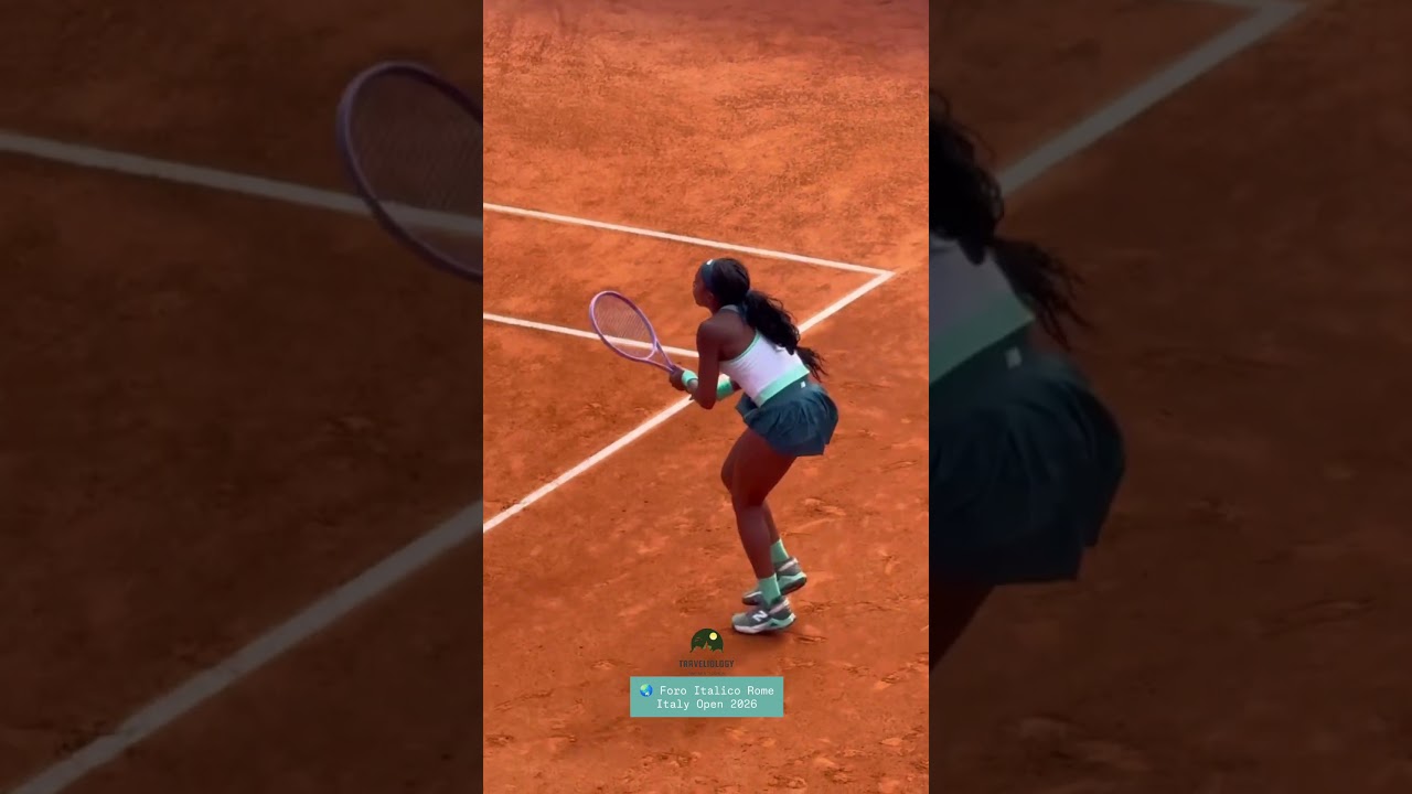 Pure Coco Gauff Tennis Rizz Against Sorana Cîrstea | #ForoItalico | Rome | #ItalyOpen 2026
